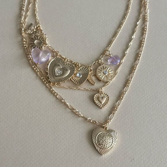 Heart Necklace Set #2132 - Picture 5 of 8